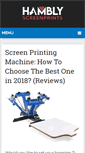 Mobile Screenshot of hamblyscreenprints.com